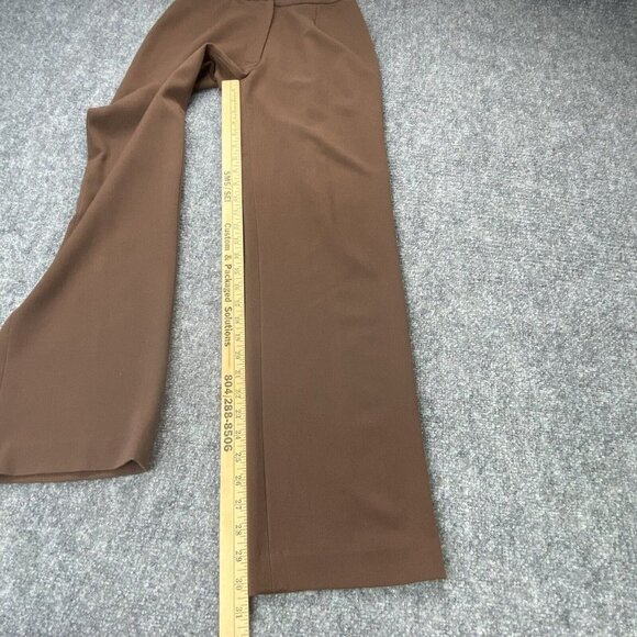 Dialogue Pant Suit Womens 4 Brown 2 Pc New Language of Style Brown Jacket Pants - Picture 12 of 16